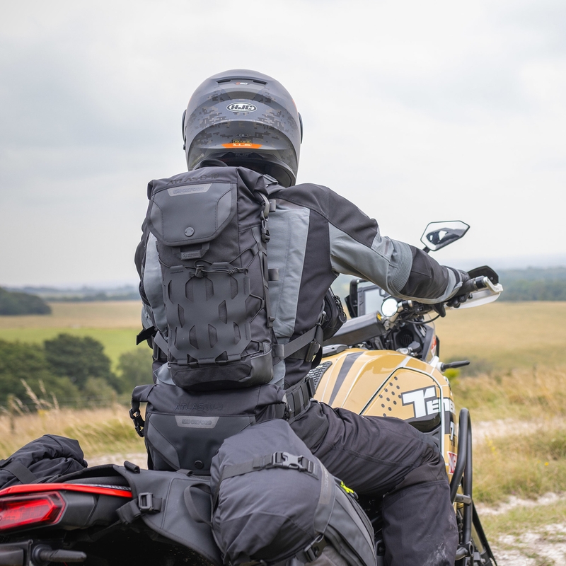 Sac à dos moto Oxford Atlas B-10 noir 10 l