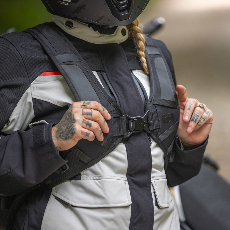 Sac à dos moto Oxford Atlas B-10 noir 10 l