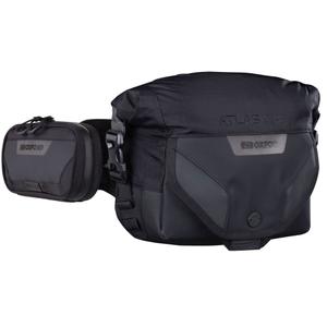 Sac banane Oxford Atlas W-3 avec poche supplémentaire, noir, 3,8 l