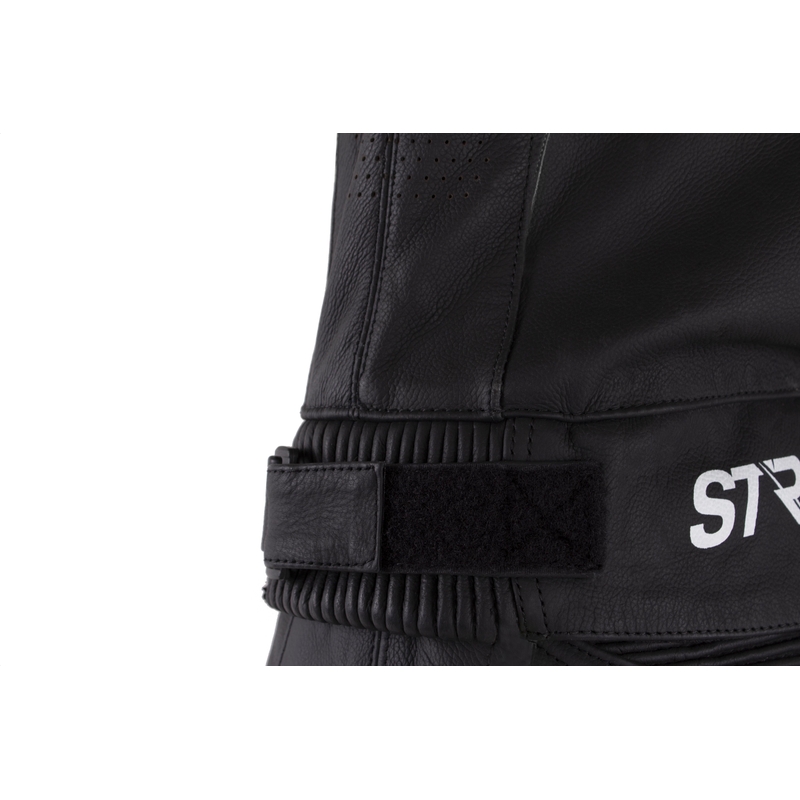 Combinaison moto en cuir Street Racer Fast Track 2.1 noir-blanc