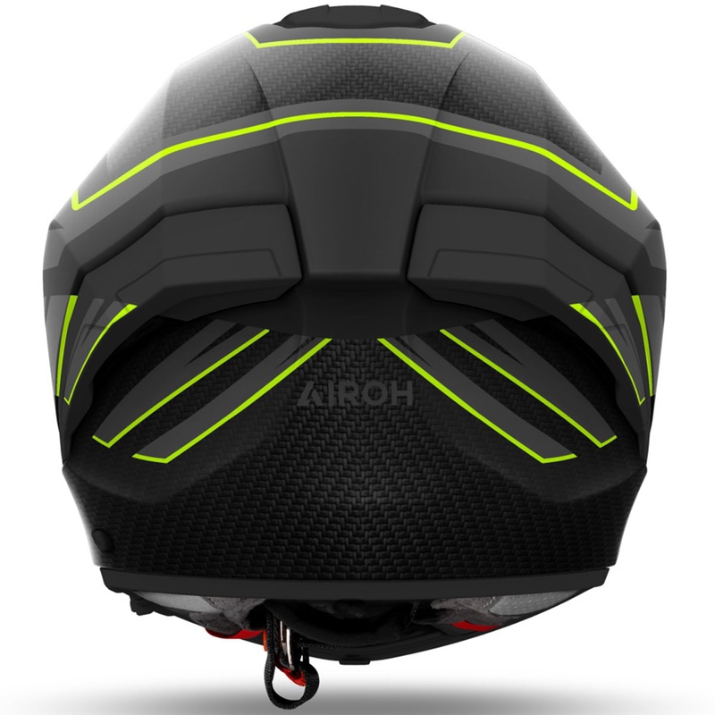 Casque moto intégral Airoh MATRYX Sentinel jaune mat