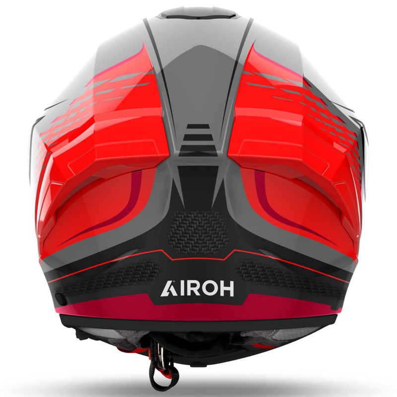 Casque moto intégral Airoh MATRYX Rocket rouge brillant