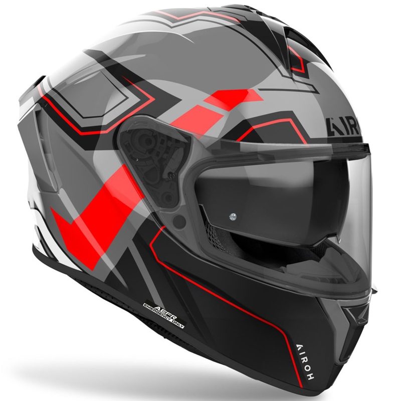 Casque moto intégral Airoh SPARK 2 Dart rouge brillant