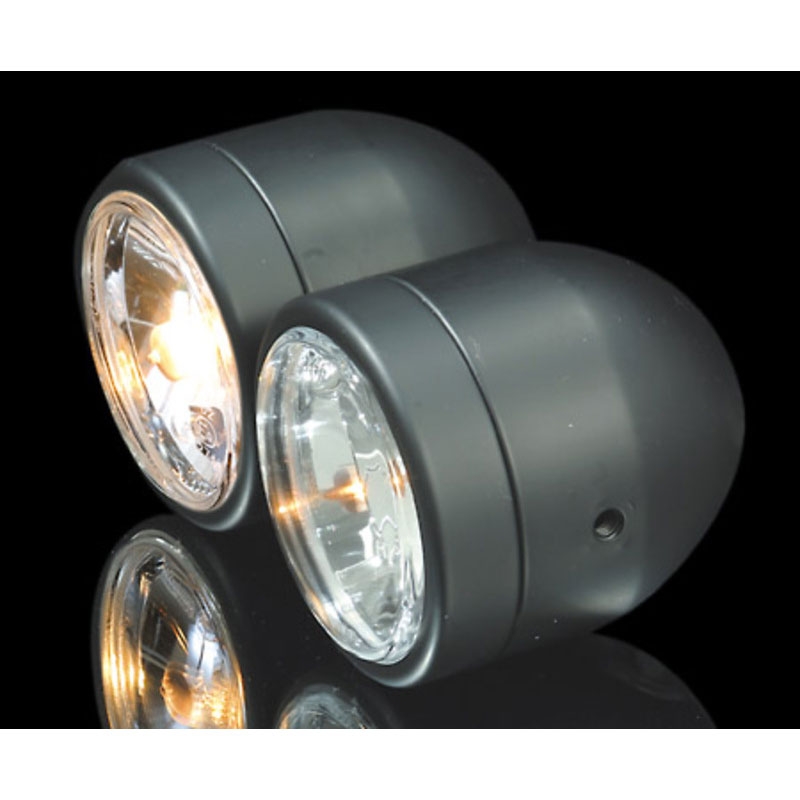 Feux de route Highsider Smart H4/H7 noirs