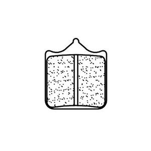 Brzdové destičky CL BRAKES C60 (C59) (4ks v sadě)