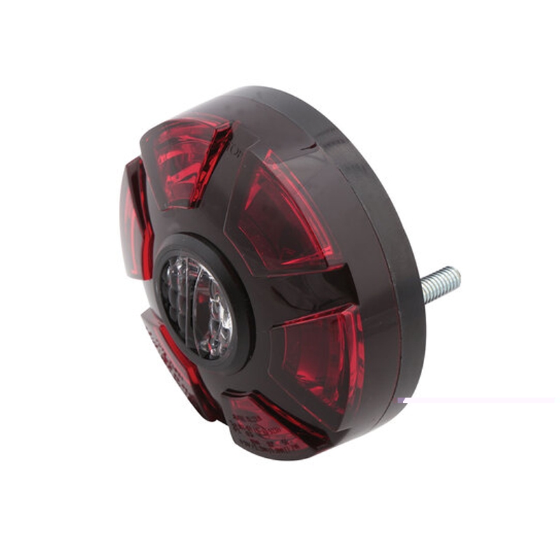Feu arrière LED 3 en 1 Highsider Smart ATV, rouge-noir