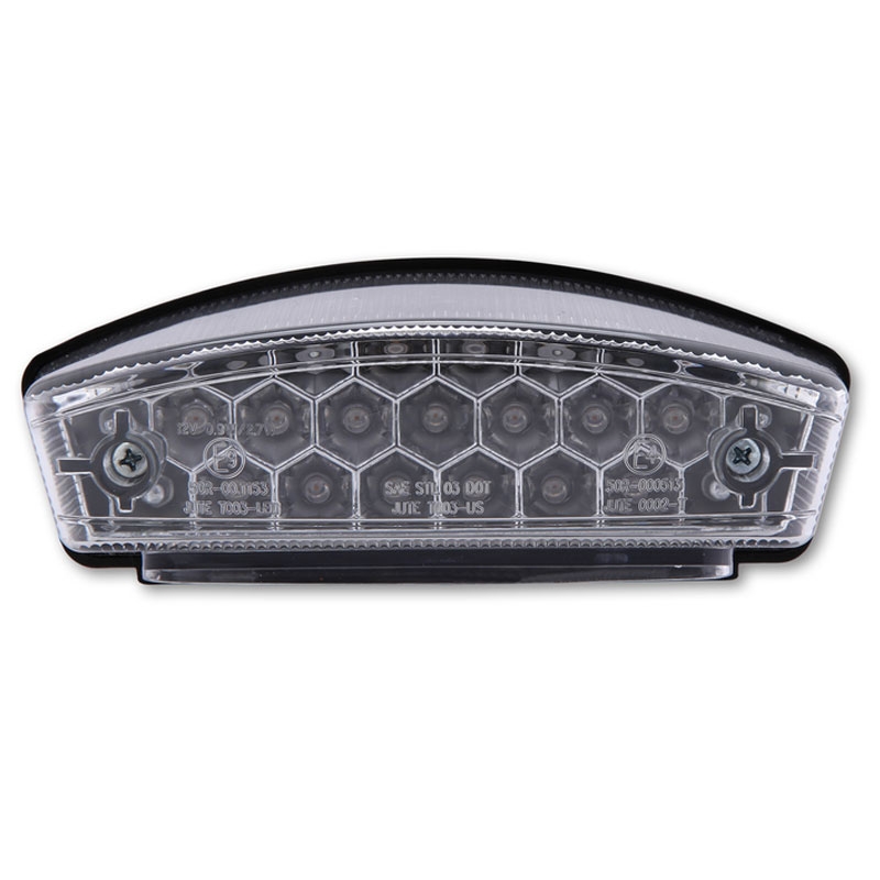 Feu arrière de moto à LED Highsider Smart Monster noir