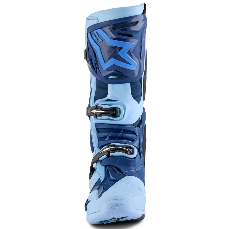 Bottes de moto Alpinestars Tech 10 Édition limitée Steelers Bleu-Bleu clair