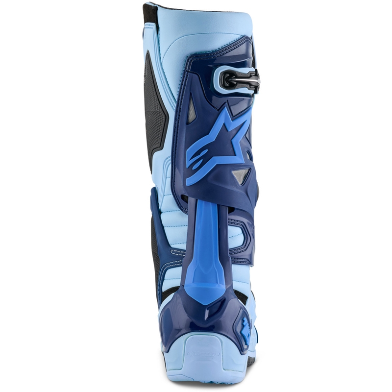 Bottes de moto Alpinestars Tech 10 Édition limitée Steelers Bleu-Bleu clair