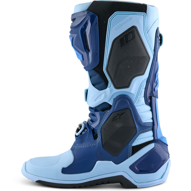 Bottes de moto Alpinestars Tech 10 Édition limitée Steelers Bleu-Bleu clair