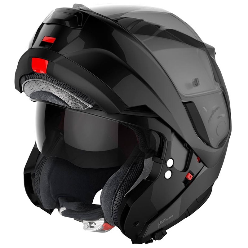 Casque moto modulable Nolan N100-6 Classic N-COM 3 noir