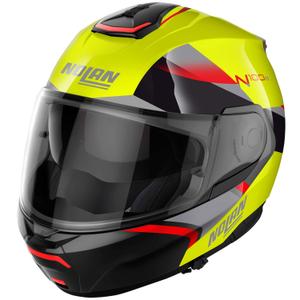 Casque moto modulable Nolan N100-6 Paloma N-COM 27 jaune fluo