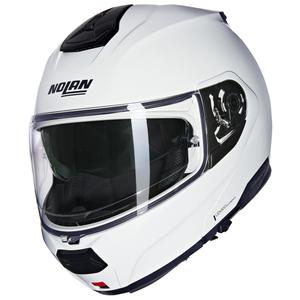Casque moto modulable Nolan N100-6 Classico N-COM 305 blanc
