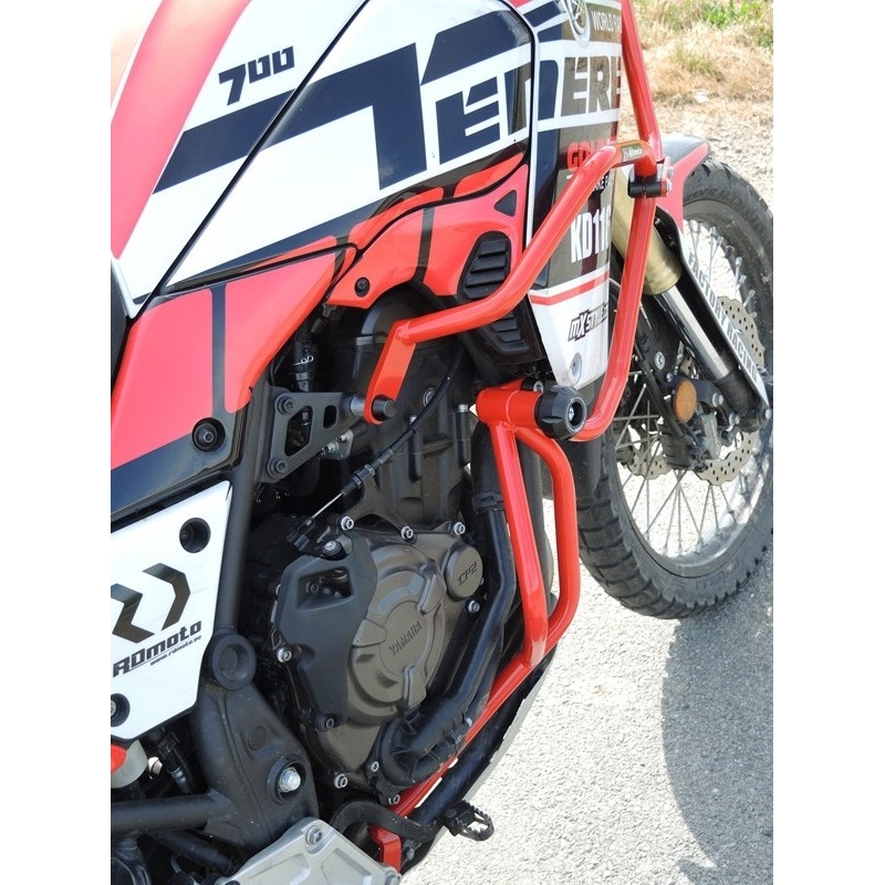 Ochranné rámy motoru RDMOTO červená (with protectors)