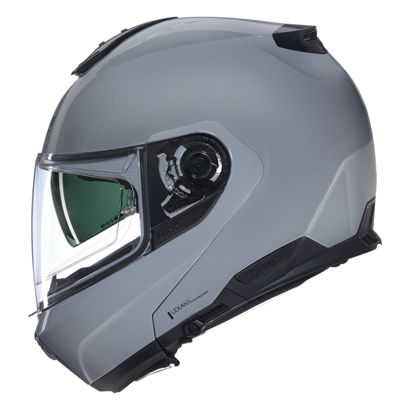 Casque moto modulable Nolan N120-1 Classico N-COM 303 gris
