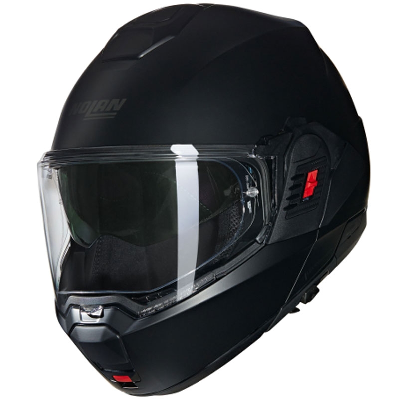 Casque moto modulable Nolan N120-1 Classico N-COM 302 noir mat