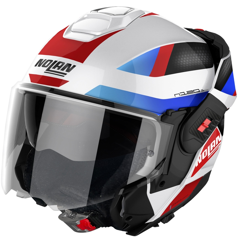 Casque modulable Nolan N120-1 Subway blanc brillant