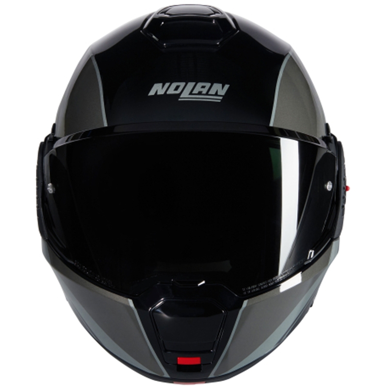 Casque moto modulable Nolan N120-1 Verniciatura Speciale N-COM 341 noir-gris