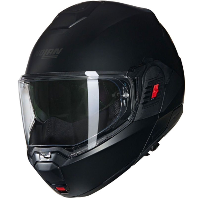 Casque moto modulable Nolan N100-6 Classico N-COM 302 noir mat