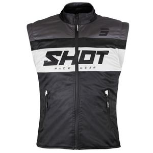 Gilet moto Shot Bodywarmer Lite noir-blanc