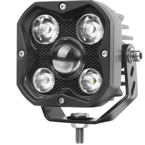 Feu de conduite LED SHARK LED avec laser LED 3,2" 40 W noir