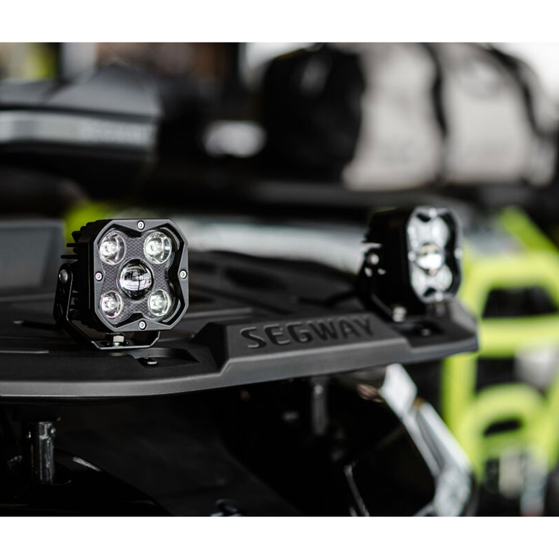 Feu de conduite LED SHARK LED avec laser LED 3,2" 40 W noir