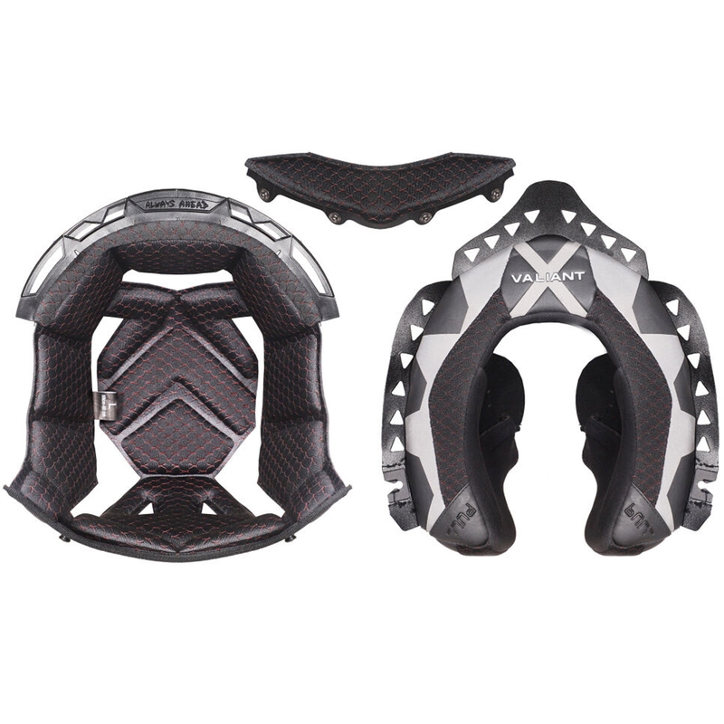 Intérieur de remplacement pour casque moto LS2 FF901, noir
