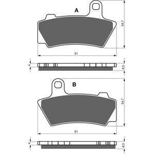 Brzdové destičky GOLDFREN S3