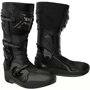 Bottes de moto Shot Race 8 Chrome Black