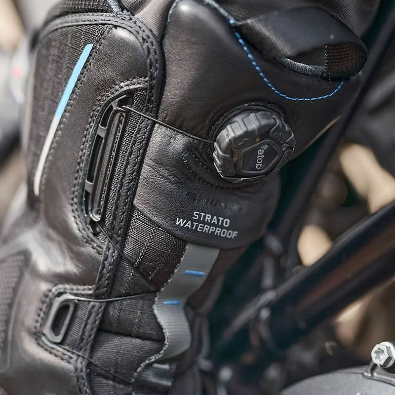 Bottes de moto Shima Strato WP noires
