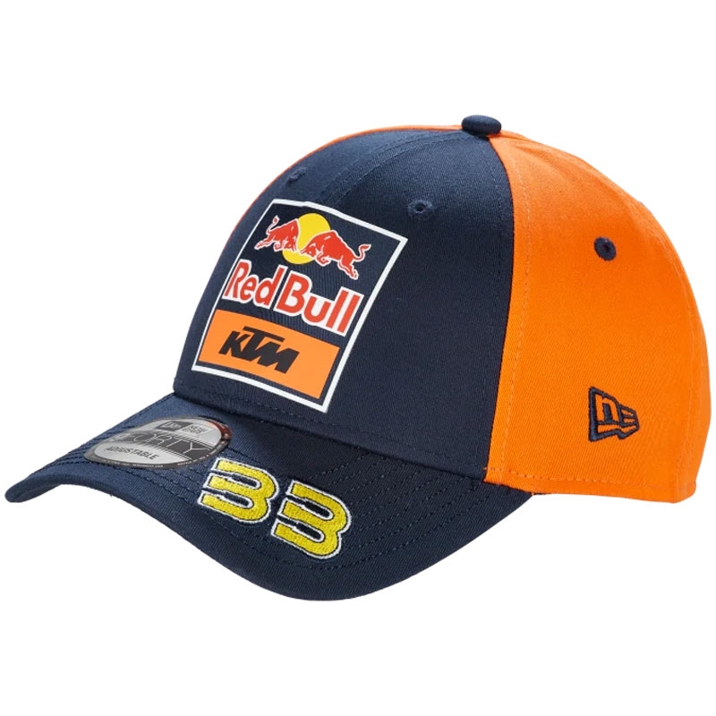 Casquette KTM Red Bull Racing Team - Brad Binder Bleu foncé-Orange