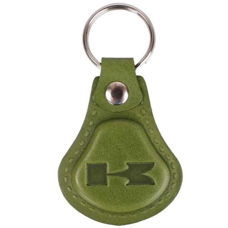 Porte-clés en cuir Kawasaki vert