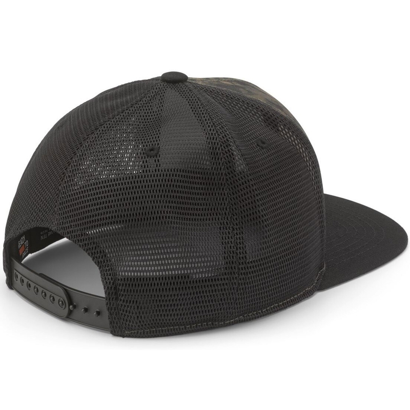 Casquette KTM Camo Trucker noire-camouflage vert