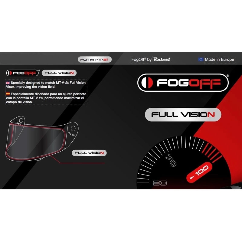 Film antibuée FOGOFF FOG010 pour plexi MT-V-28