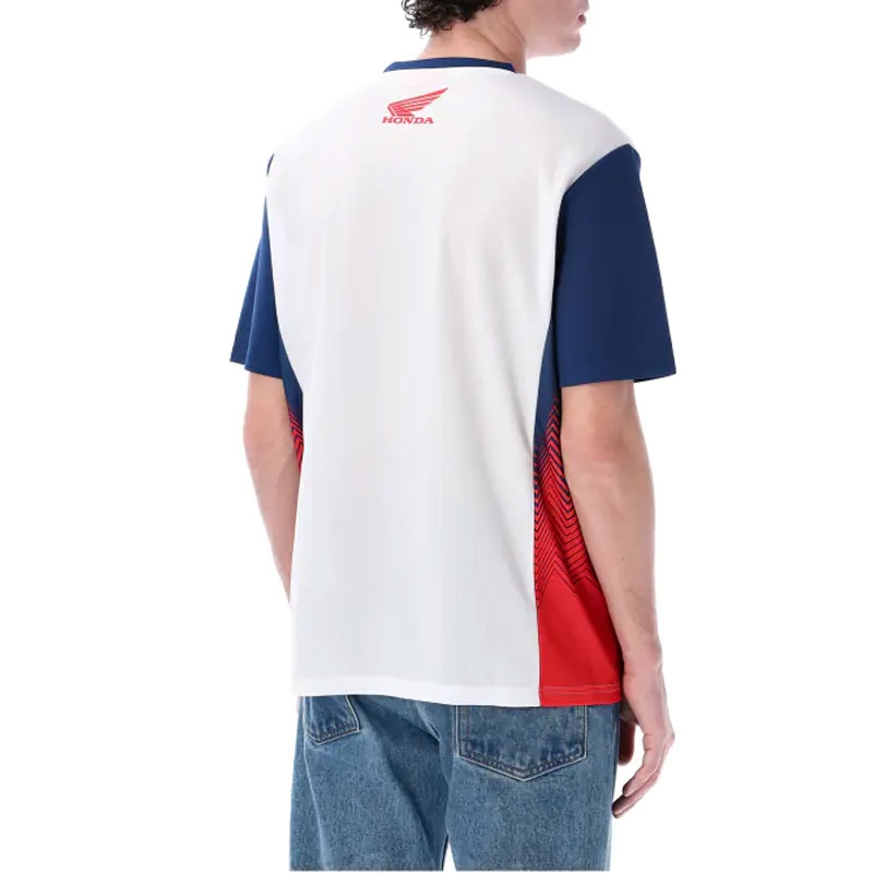 T-shirt en tissu technique Honda HRC blanc