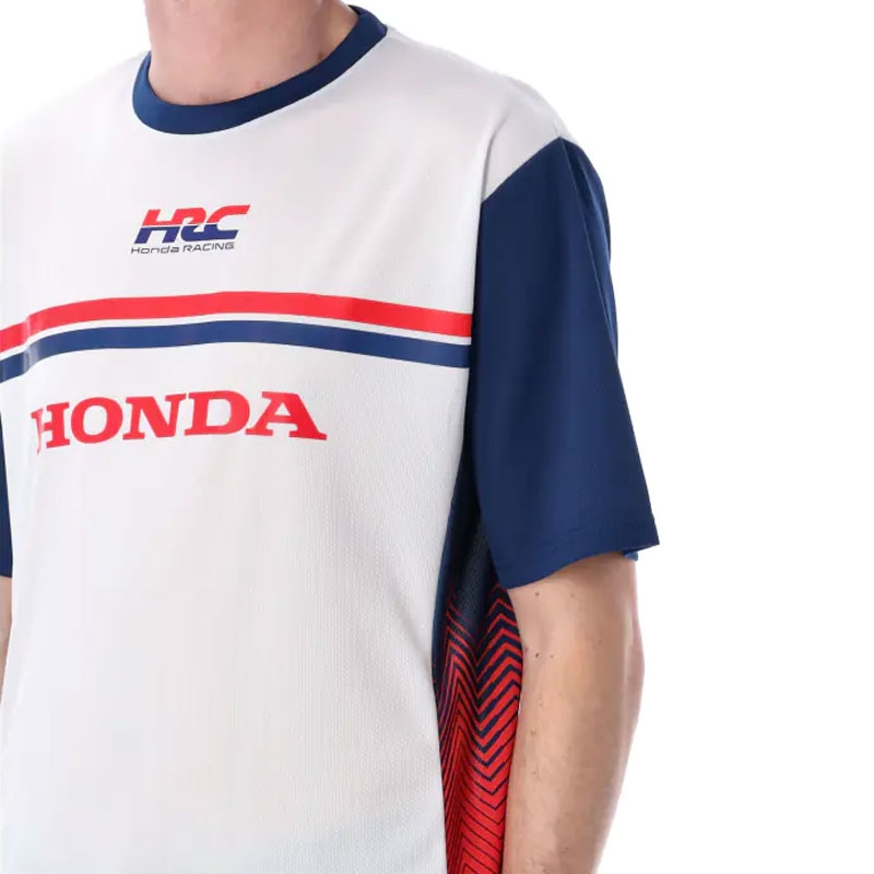 T-shirt en tissu technique Honda HRC blanc