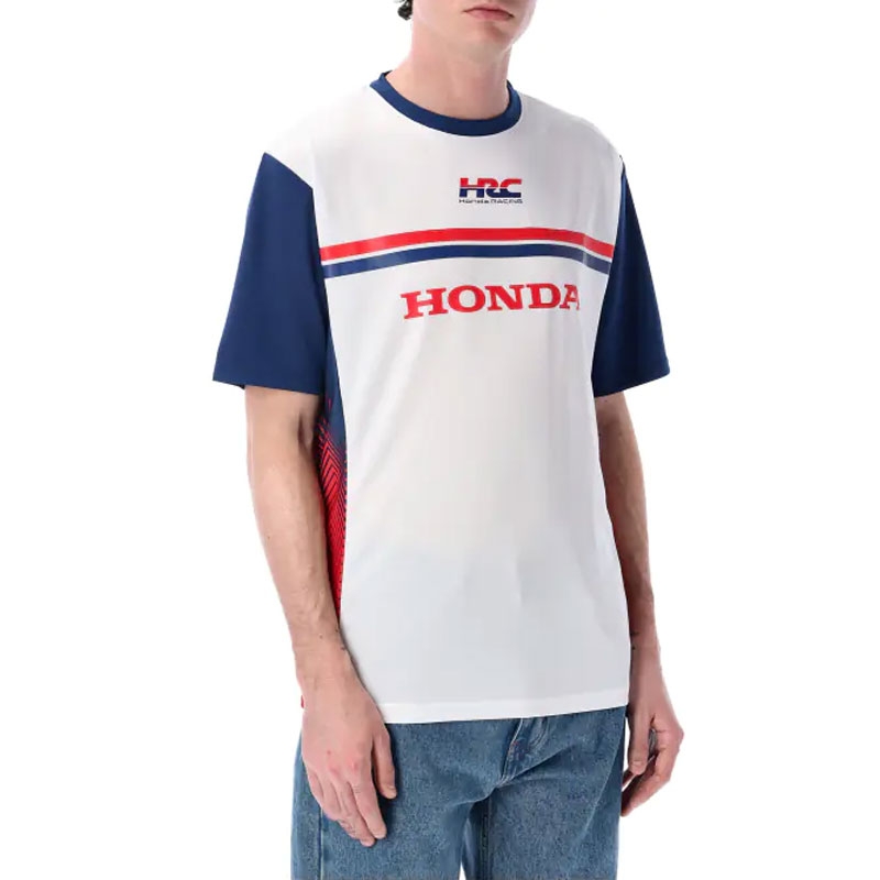 T-shirt en tissu technique Honda HRC blanc