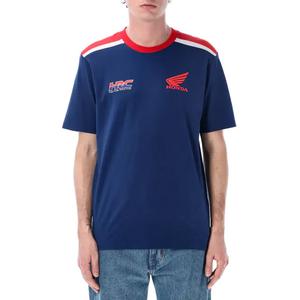 T-shirt Honda HRC Wing logo bleu