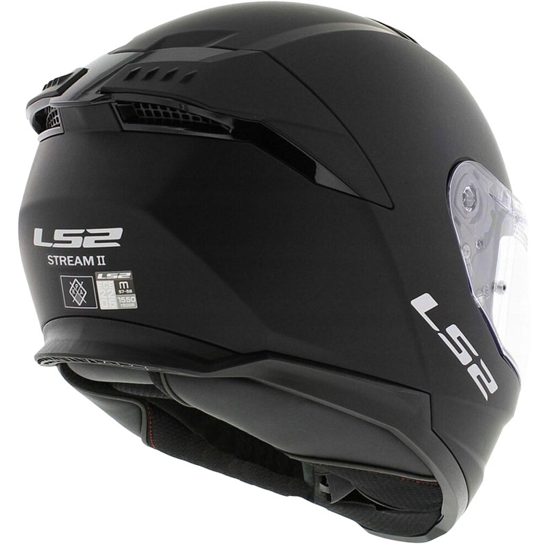 Casque moto intégral LS2 FF808 Stream II noir mat