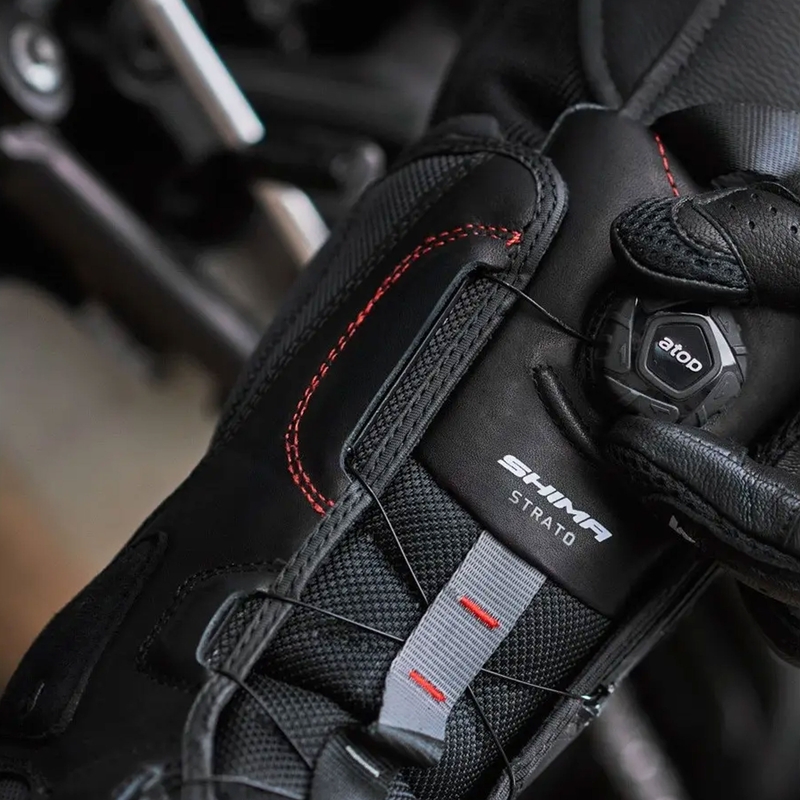 Bottes de moto Shima Strato noires