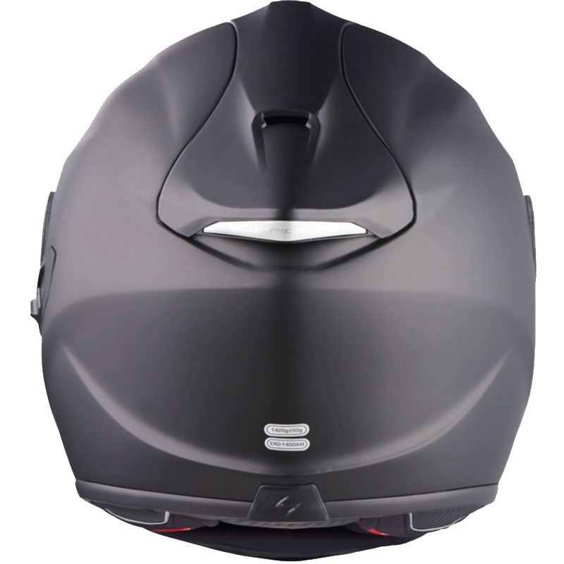 Casque moto intégral Scorpion EXO-1400 EVO II Air Solid noir mat soldes