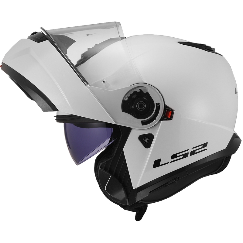 Casque à visière LS2 FF908 Strobe II blanc brillant
