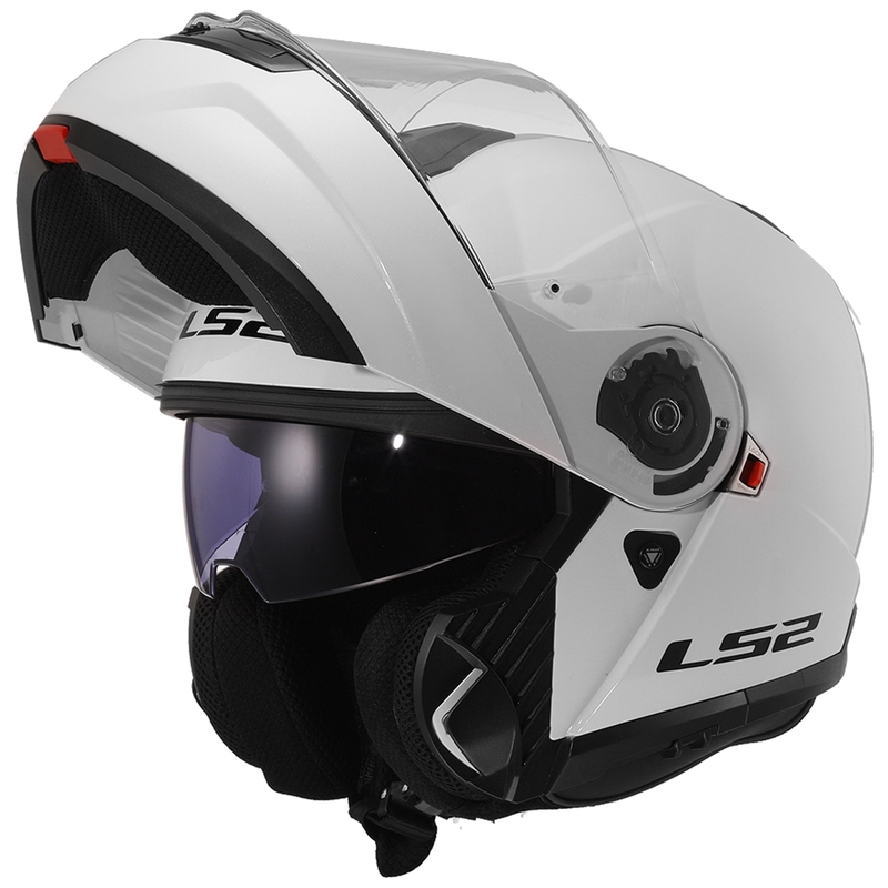 Casque à visière LS2 FF908 Strobe II blanc brillant