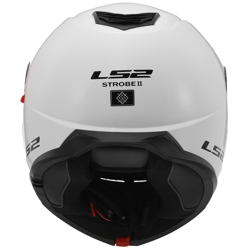 Casque à visière LS2 FF908 Strobe II blanc brillant