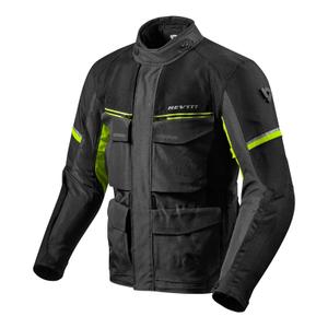 Veste de moto Revit Outback 3 noir-jaune fluo soldes