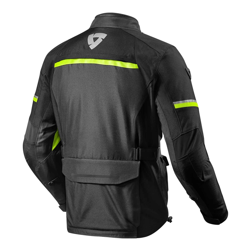Veste de moto Revit Outback 3 noir-jaune fluo soldes