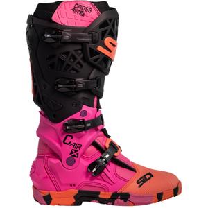 Bottes de moto SiDi Crossair X Messy corail