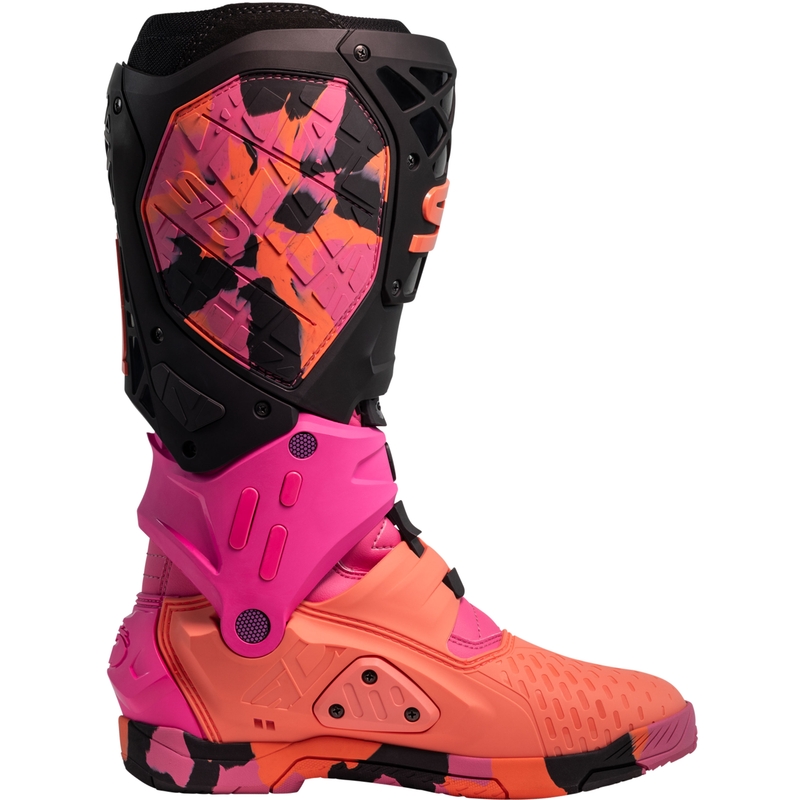 Bottes de moto SiDi Crossair X Messy corail
