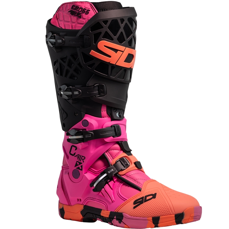Bottes de moto SiDi Crossair X Messy corail