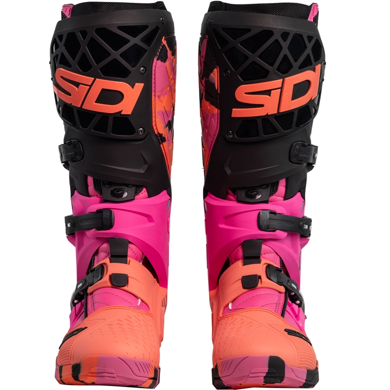 Bottes de moto SiDi Crossair X Messy corail